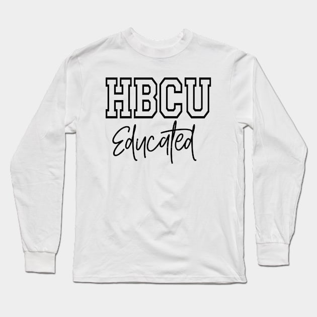 HBCU Educated Design Long Sleeve T-Shirt by OTM Sports & Graphics